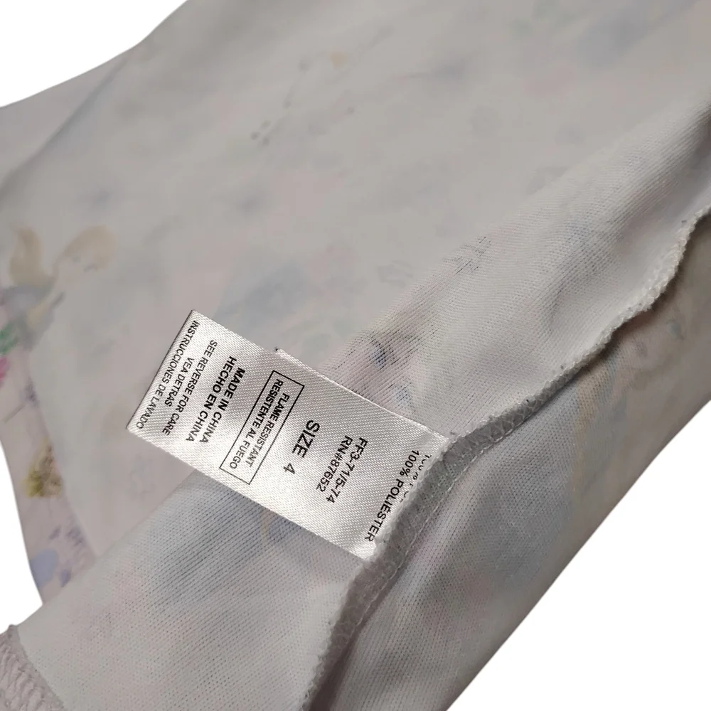 Disney Frozen Girls' Nightgown in Lavender Trim - Picture 6 of 6